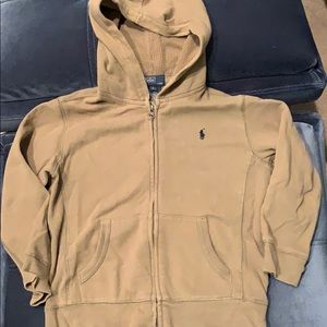 Tan polo hoodie